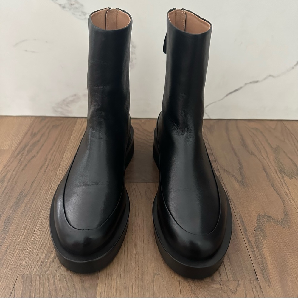 NWT Mansur Gavriel Marion Zip Back Leather Boot in Black 35.5EU / 5.5 US - Picture 6 of 10